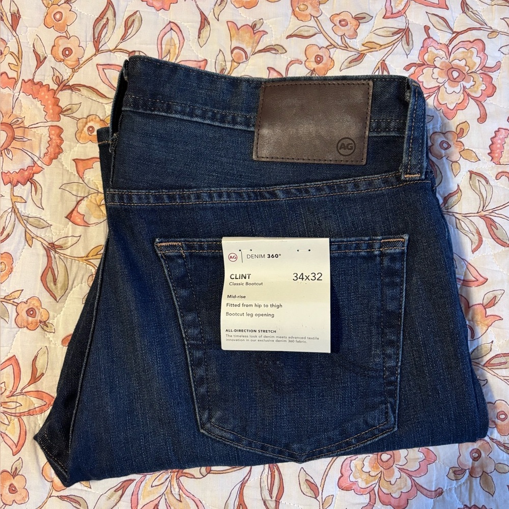 AG Adriano Goldschmied Men's Indigo Bootcut Jeans